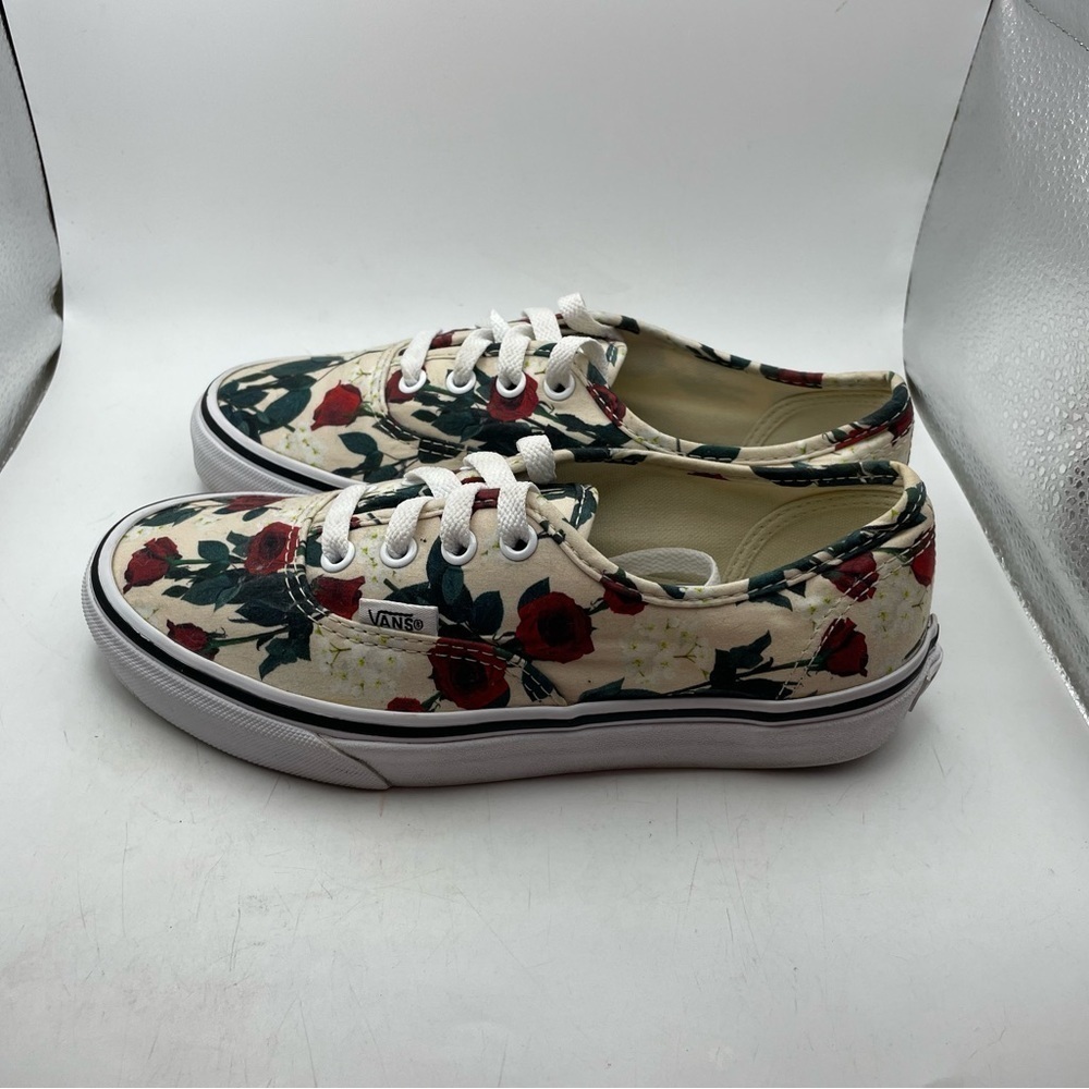 Vans OTW red roses women’s sneakers size 6